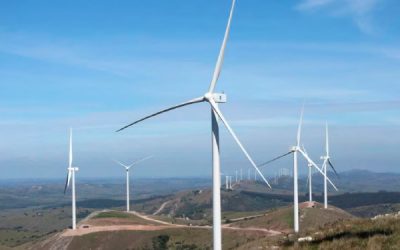 Inauguración del parque eólico Maldonado en Uruguay